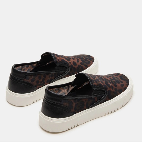 STEVE MADDEN MURPHY BLACK/LEOPARD LOW-TOP SNEAKER: - Picture 16 of 16